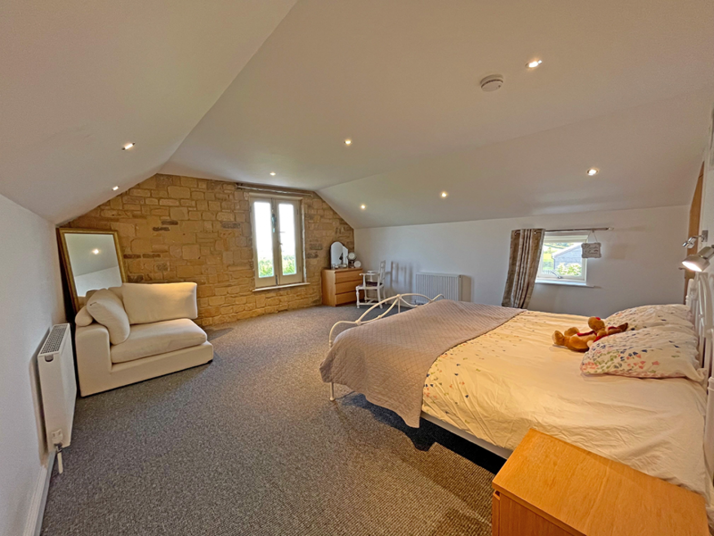 See Inside this Farmhouse with Land and Stables For Sale near